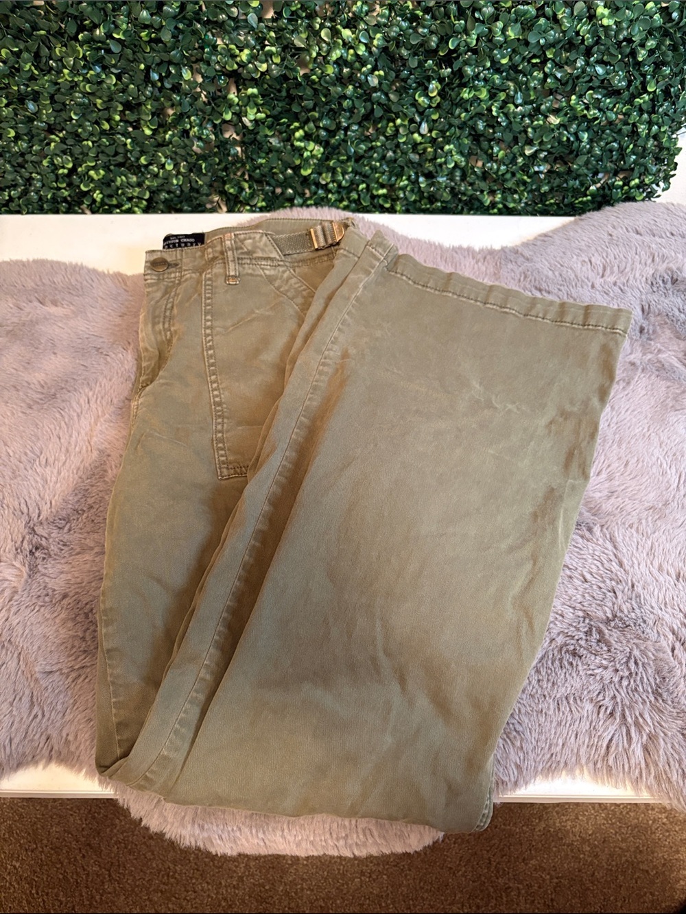 Sanctuary Wide Leg Cargo Pants Size Medium